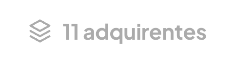 11 adquirentes integradas