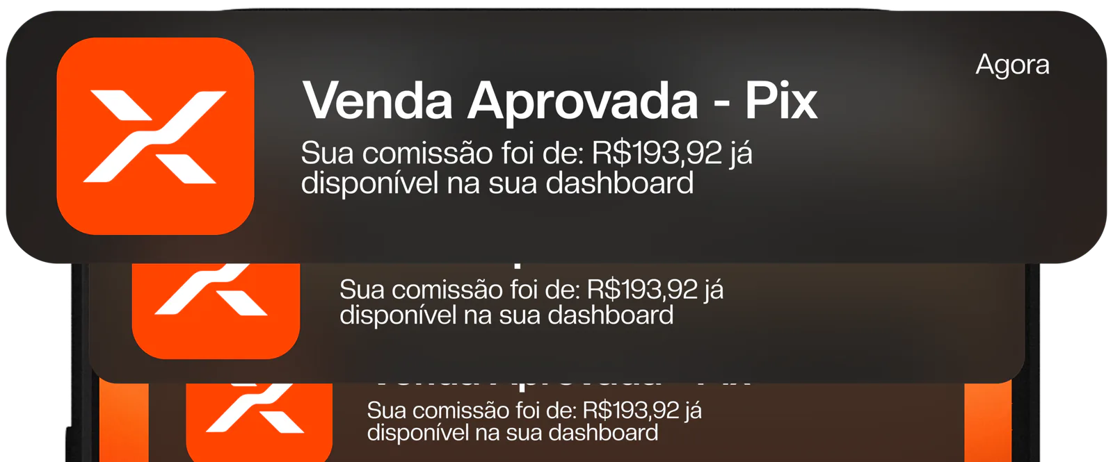 Notificações de venda aprovada por Pix